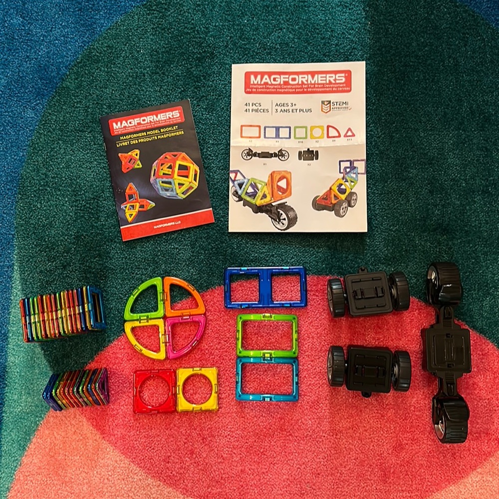 Magaformers Intelligent Magnetic Construction Set for Brain Development 41pcs